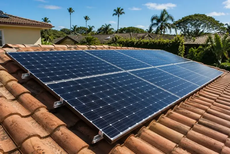 Installation de panneaux solaires à Teillé
